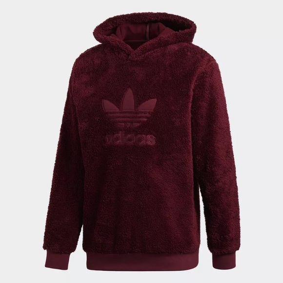 sherpa hoodie adidas